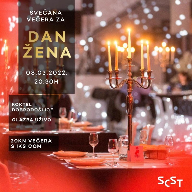 Prijavi se na Svečanu večeru za Dan žena u Restoranu Kampus