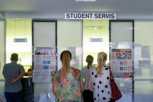 Obavijest radno vrijeme student servisa