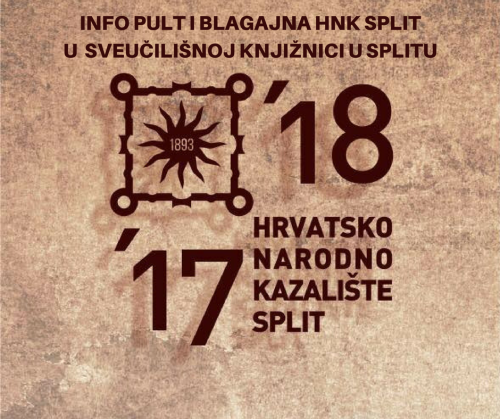 Blagajna Hnk u Sveučilišnoj knjižnici,  radit će u utorak 06. ožujka 2018.