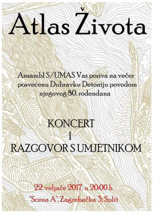 ATLAS ŽIVOTA, KONCERT S/UMAS 22.02.2017.