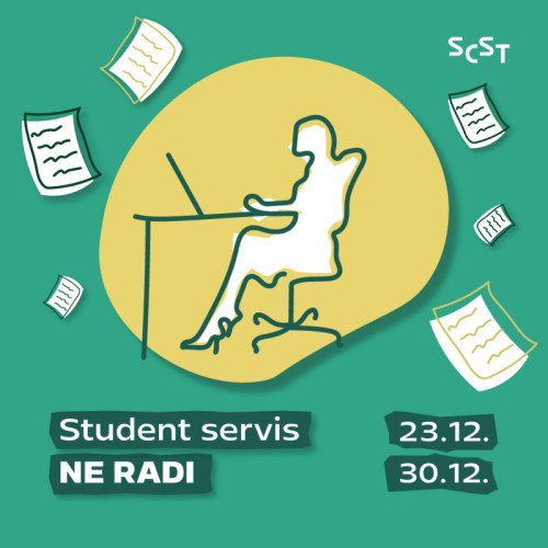 Radno vrijeme Student servisa u prosincu 