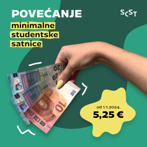 Povećanje minimalne studentske satnice