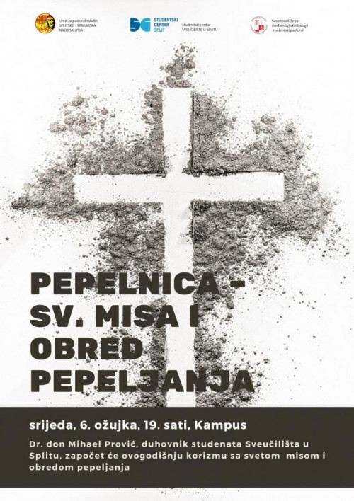 Pepelnica, sv. misa u kapelici bl. Ivana Merza na kampusu