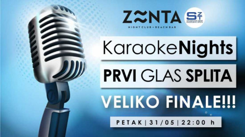 Finalna vecer karaoke showa “Prvi glas Splita”
