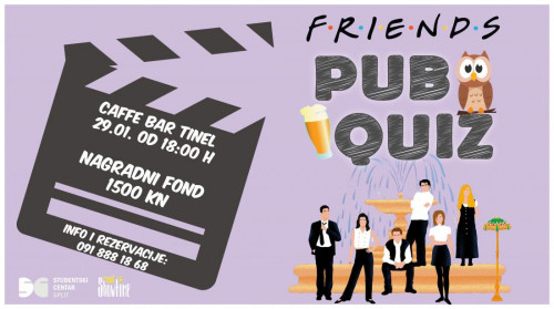 Friends Pub Quiz u Tinelu 