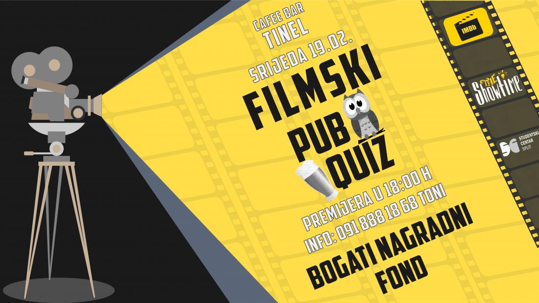 Filmski kviz u caffe baru Tinel