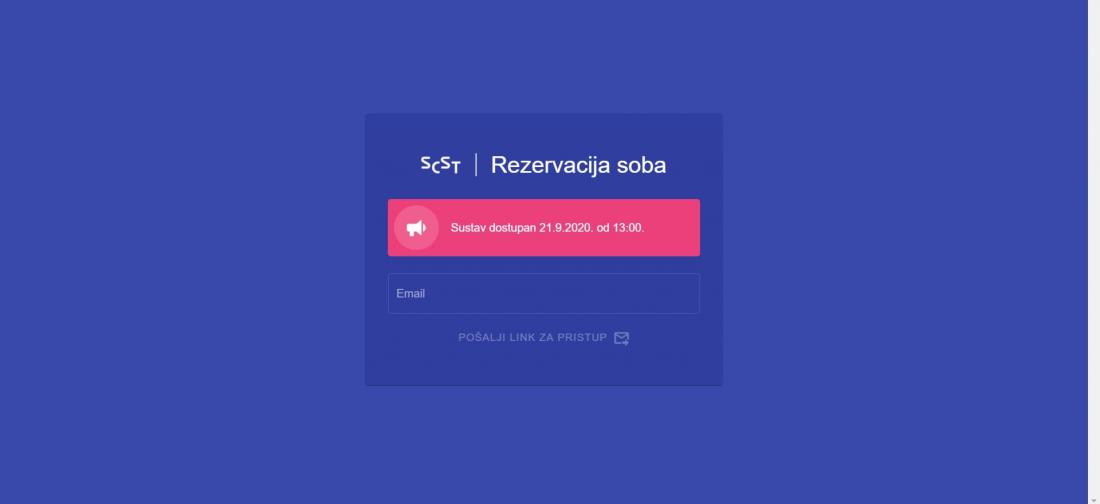 Obavijest o rezervaciji smještaja